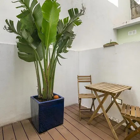 דירה Whome Chic 1-bed W/ Patio Perfect To Explore ליסבון